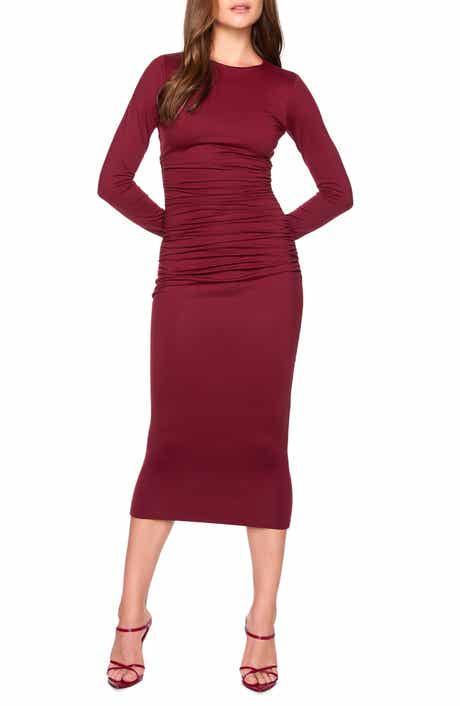 Susana Monaco Long Sleeve Midi Dress