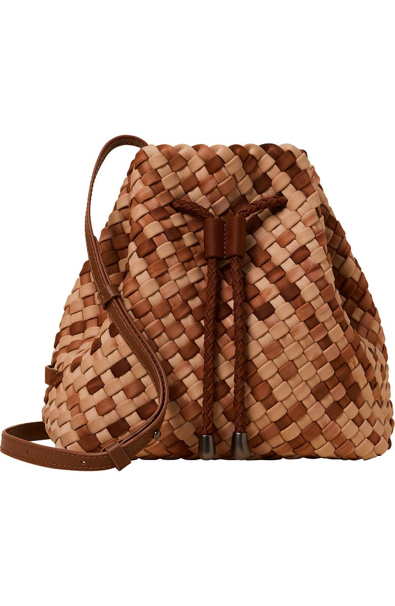 NAGHEDI Medium Gramercy Watercolor Bucket Bag, Main, color, Fez