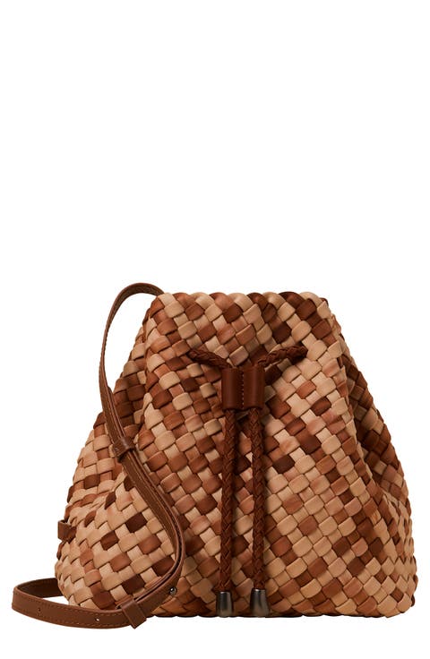 Medium Gramercy Watercolor Bucket Bag