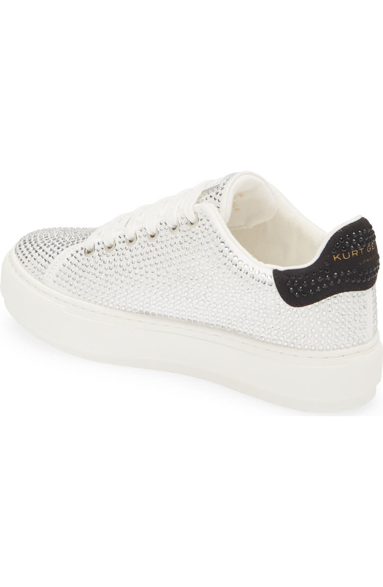 Kurt Geiger London Laney Crystal Platform Sneaker, Alternate, color, White