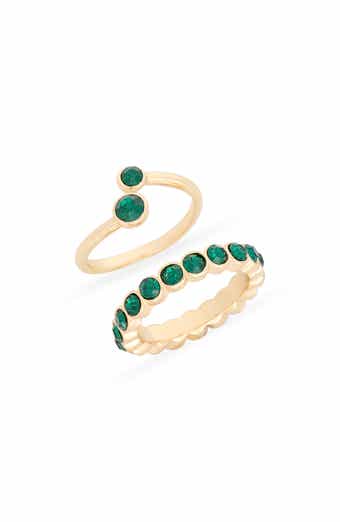 NORDSTROM RACK Set of 2 Bypass & Eternity Rings