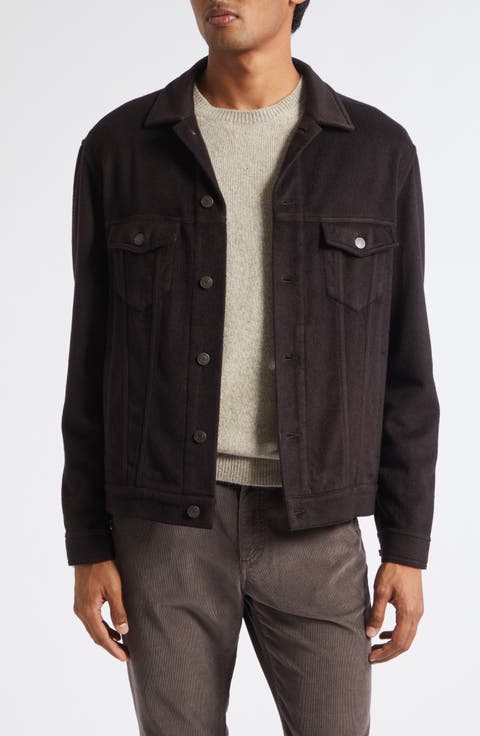 Cashmere Trucker Jacket