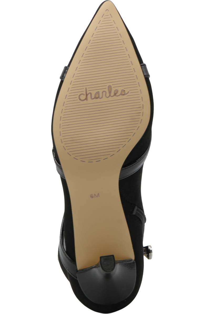 Charles by Charles David Annie Buckle Strap Bootie, Alternate, color, Black