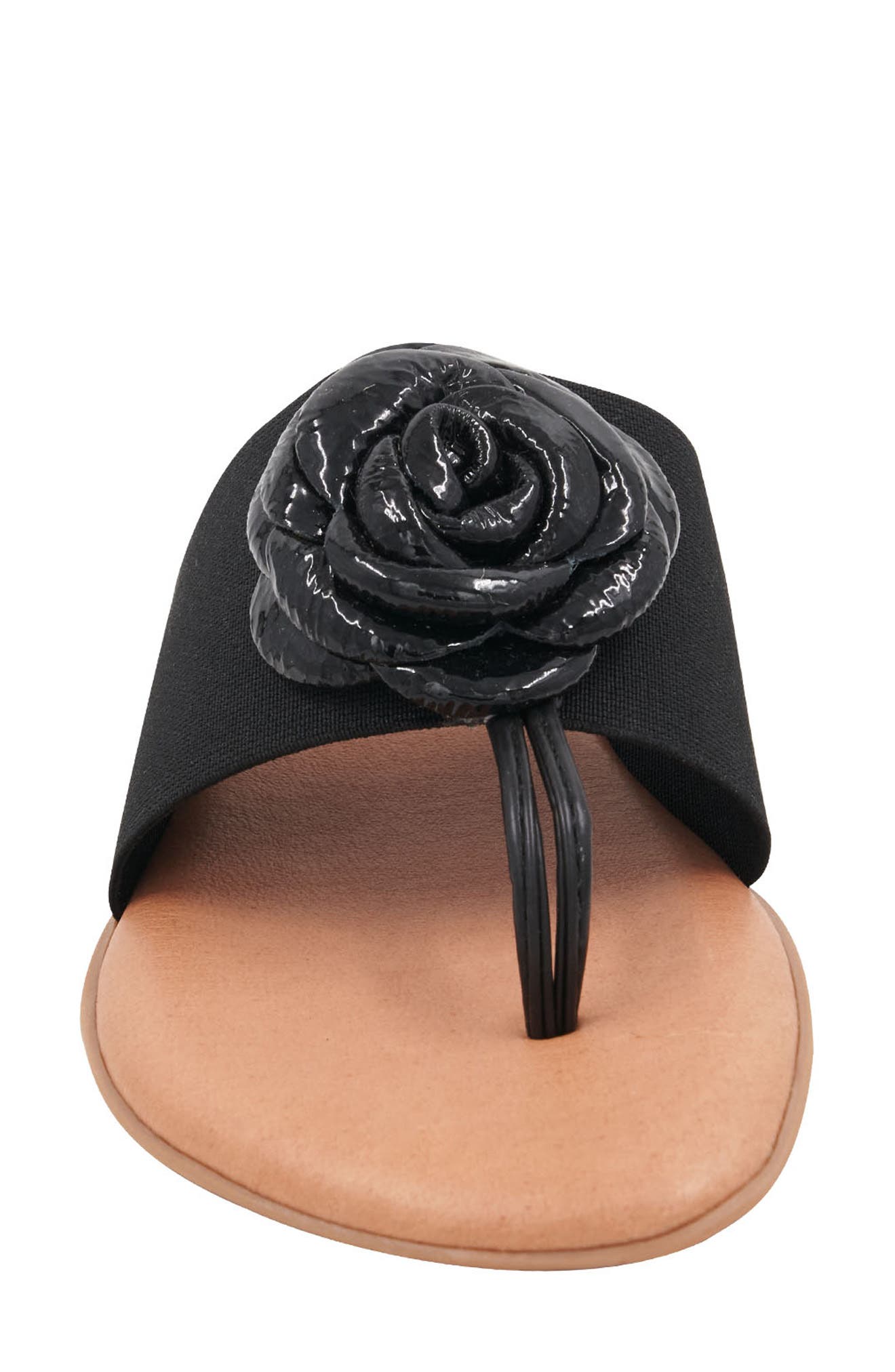 André Assous Nara Sandal, Alternate, color, Black Patent