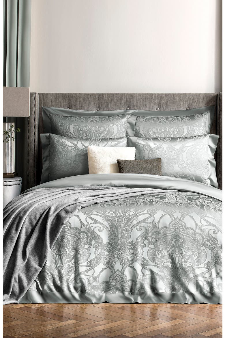 Somerset Fitted Sheet, Alternate, color, Grey