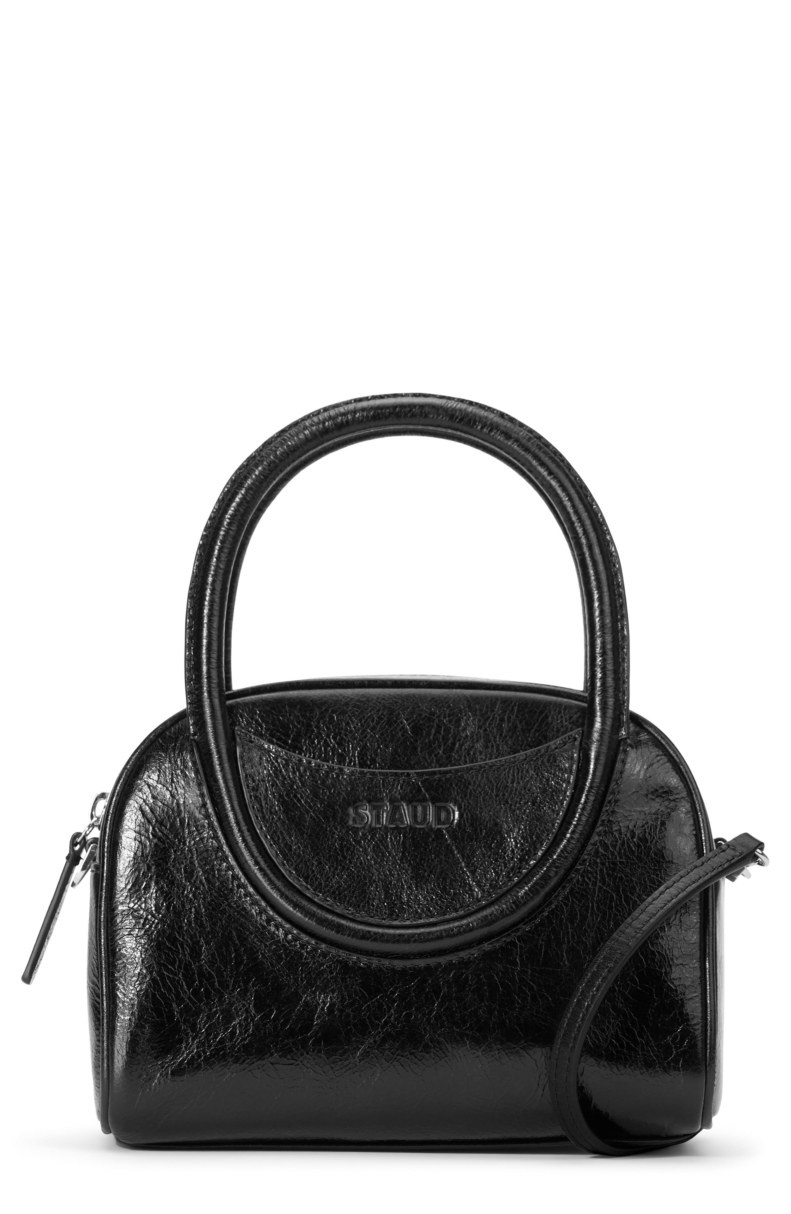 STAUD Mini Maude Top Handle Bowler Bag, Main, color, 