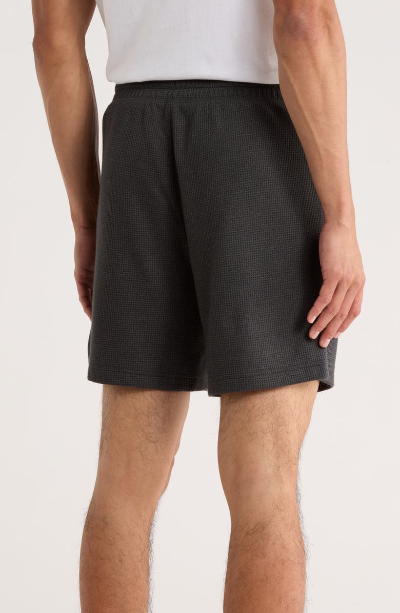 Z by Zella Waffle Knit Shorts, Alternate, color, Grey Dark Charcoal Heather