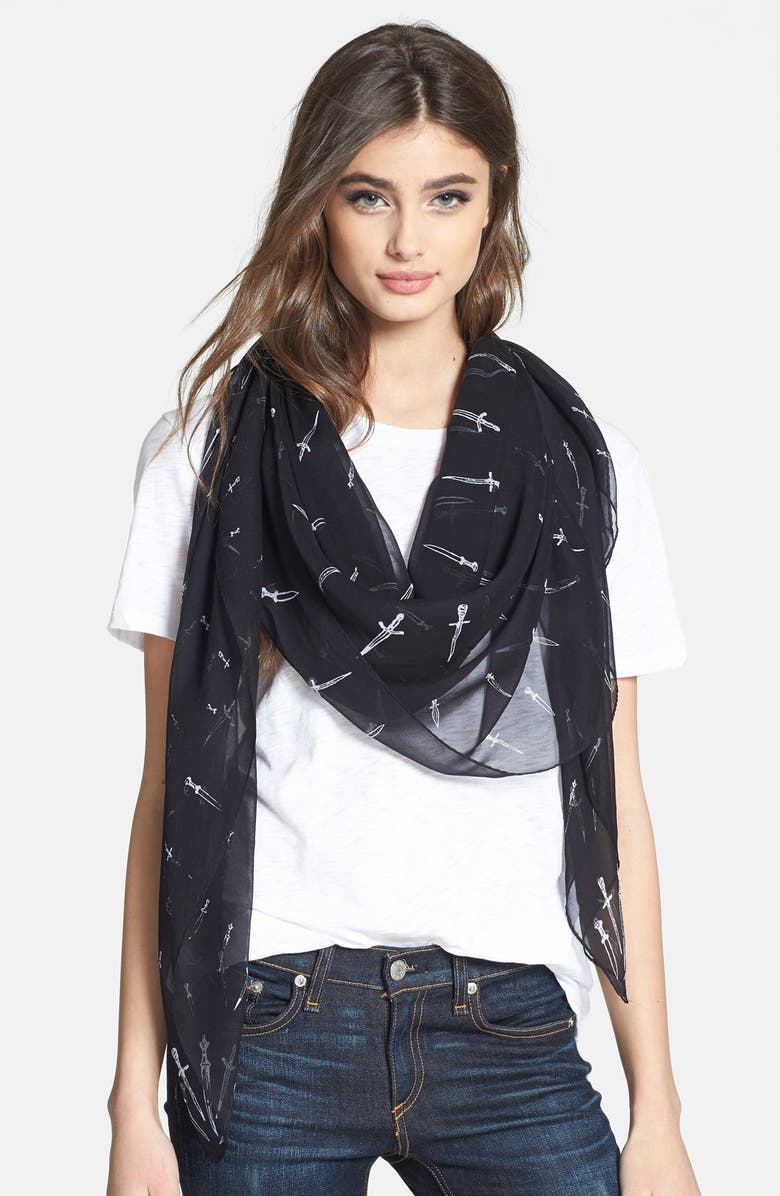 rag & bone 'Classic Dagger' Scarf, Main, color, 