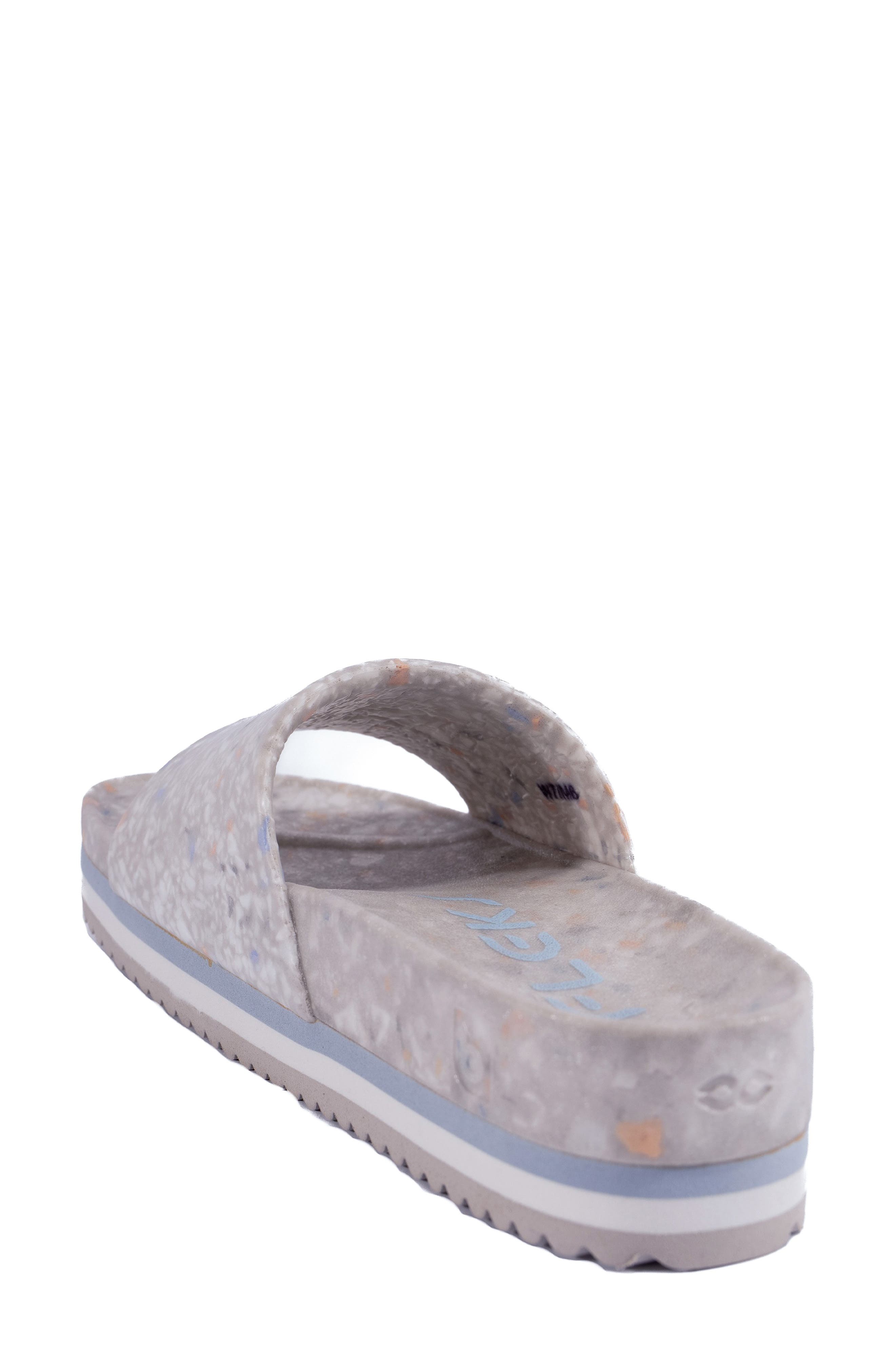 FLEKS East Beach Slide Platform Sandal, Alternate, color, Faded Denim