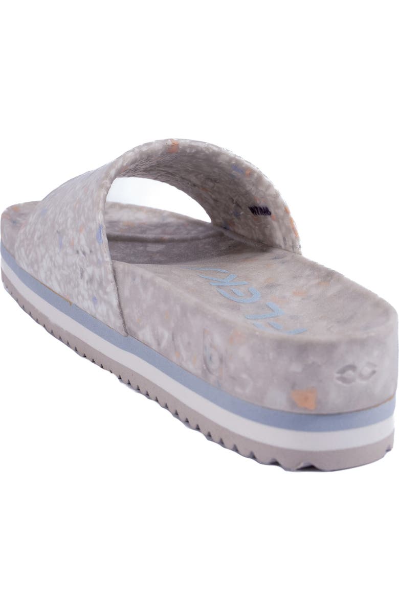 FLEKS East Beach Slide Platform Sandal, Alternate, color, Faded Denim
