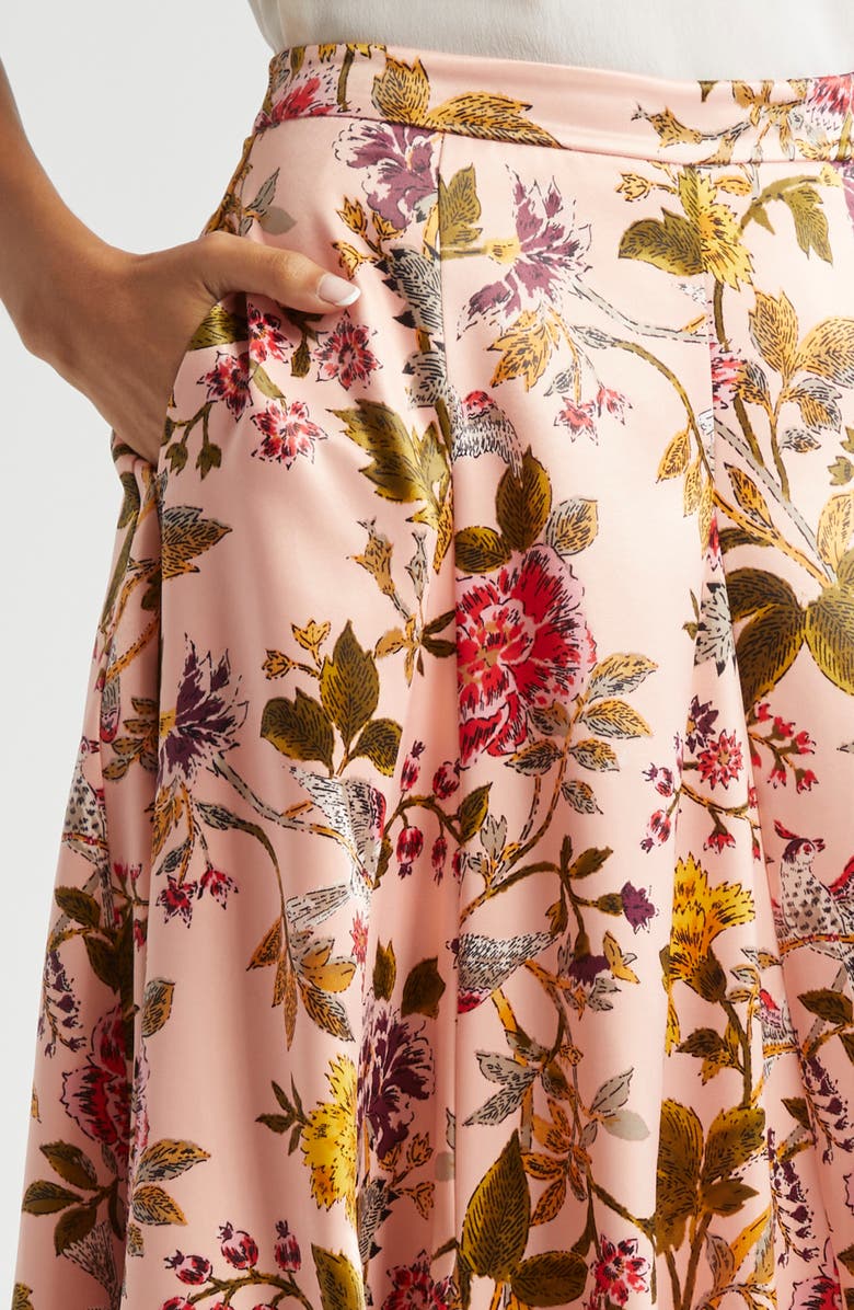 Cinq à Sept Hilda Floral Skirt, Alternate, color, 