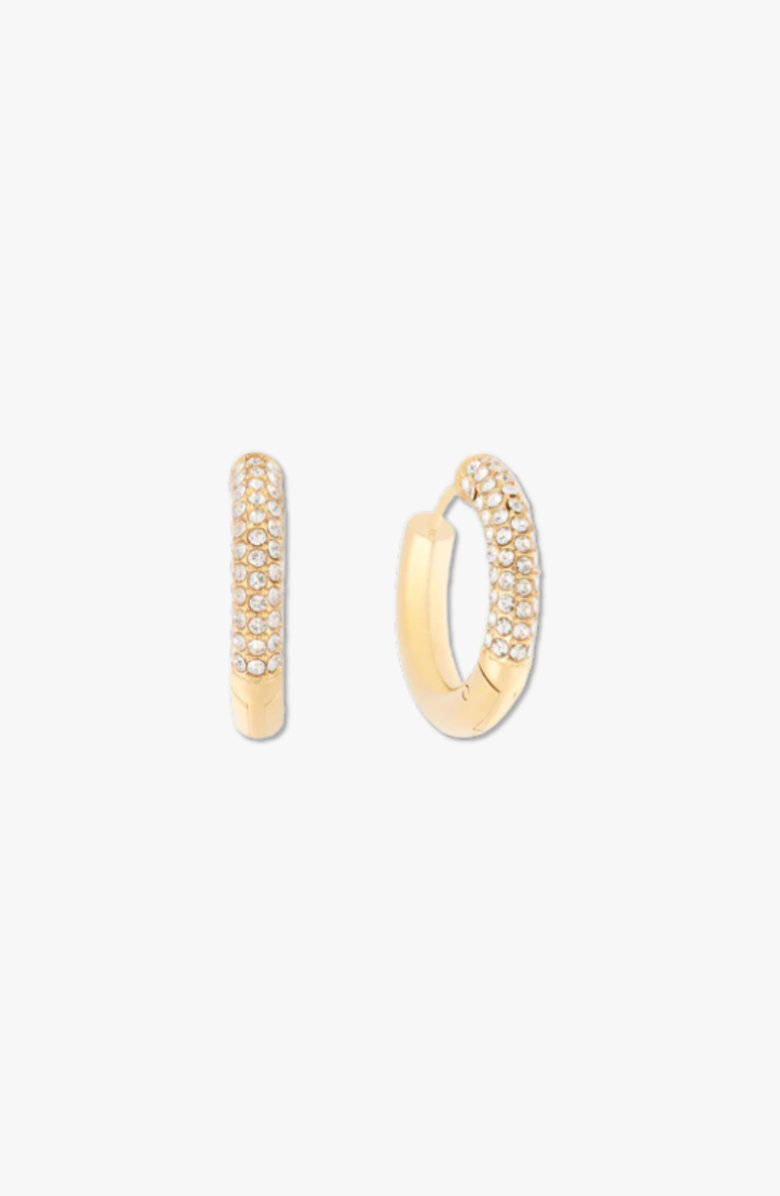 CUFFED Brigid Pavé Hoops, Main, color, Gold