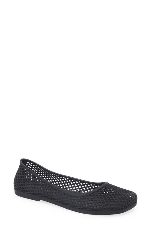 Jeffrey Campbell Day Off Flat In Black Matte