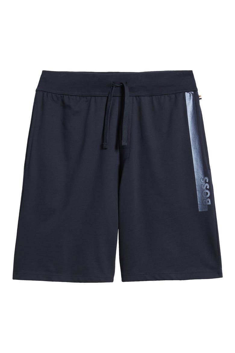 Authentic Cotton Lounge Shorts, Alternate, color, DARK BLUE