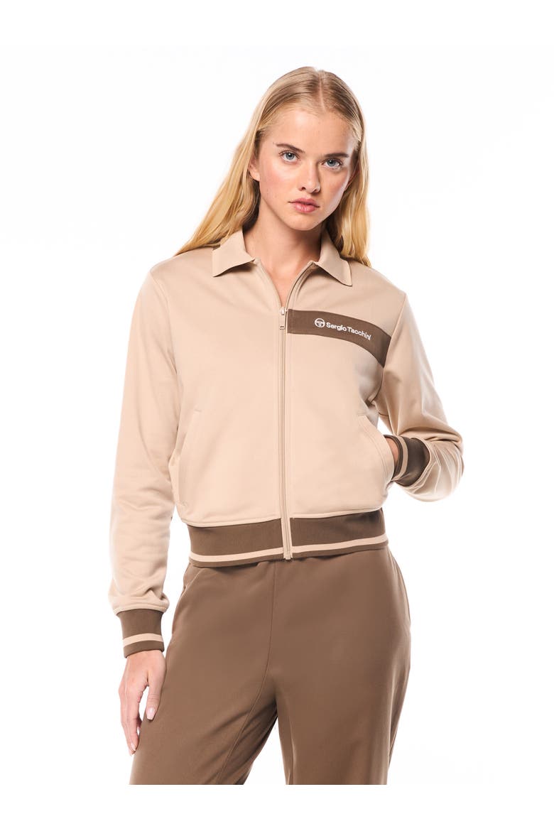 Amara Track Jacket, Main, color, HUMUS