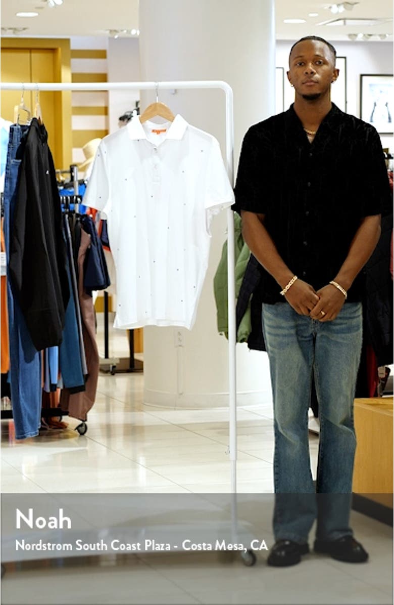 Bosworth Ball Print Performance Golf Polo, sales video thumbnail