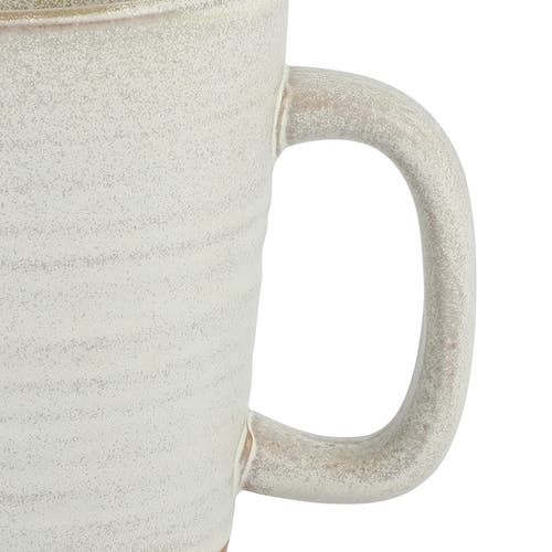 Gibson Elite Dreamweaver 4 Piece 17 Ounce Round Earthenware Mug Set In Neutral