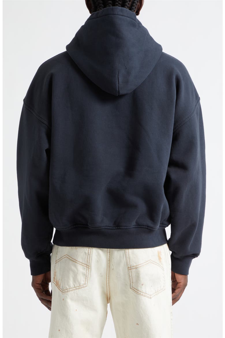 Regatta Club French Terry Graphic Hoodie, Alternate, color, VINTAGE BLACK/ WHITE