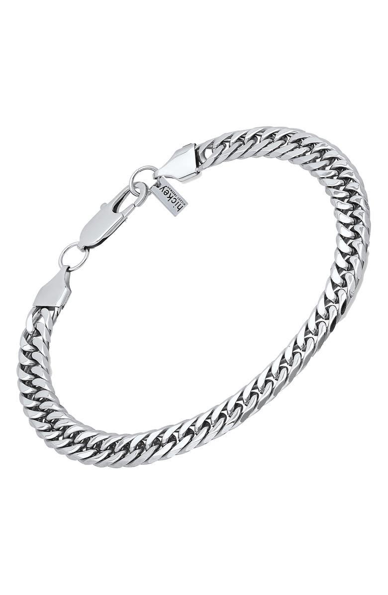 Hickey Freeman Men's Stainless Steel Medium Chain Bracelet, Alternate, color, 
