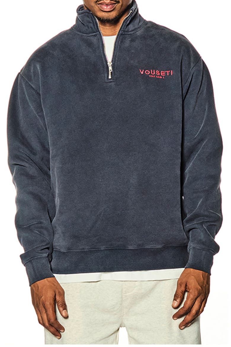 The OG Fleece Quarter Zip, Main, color, ENZYME NAVY