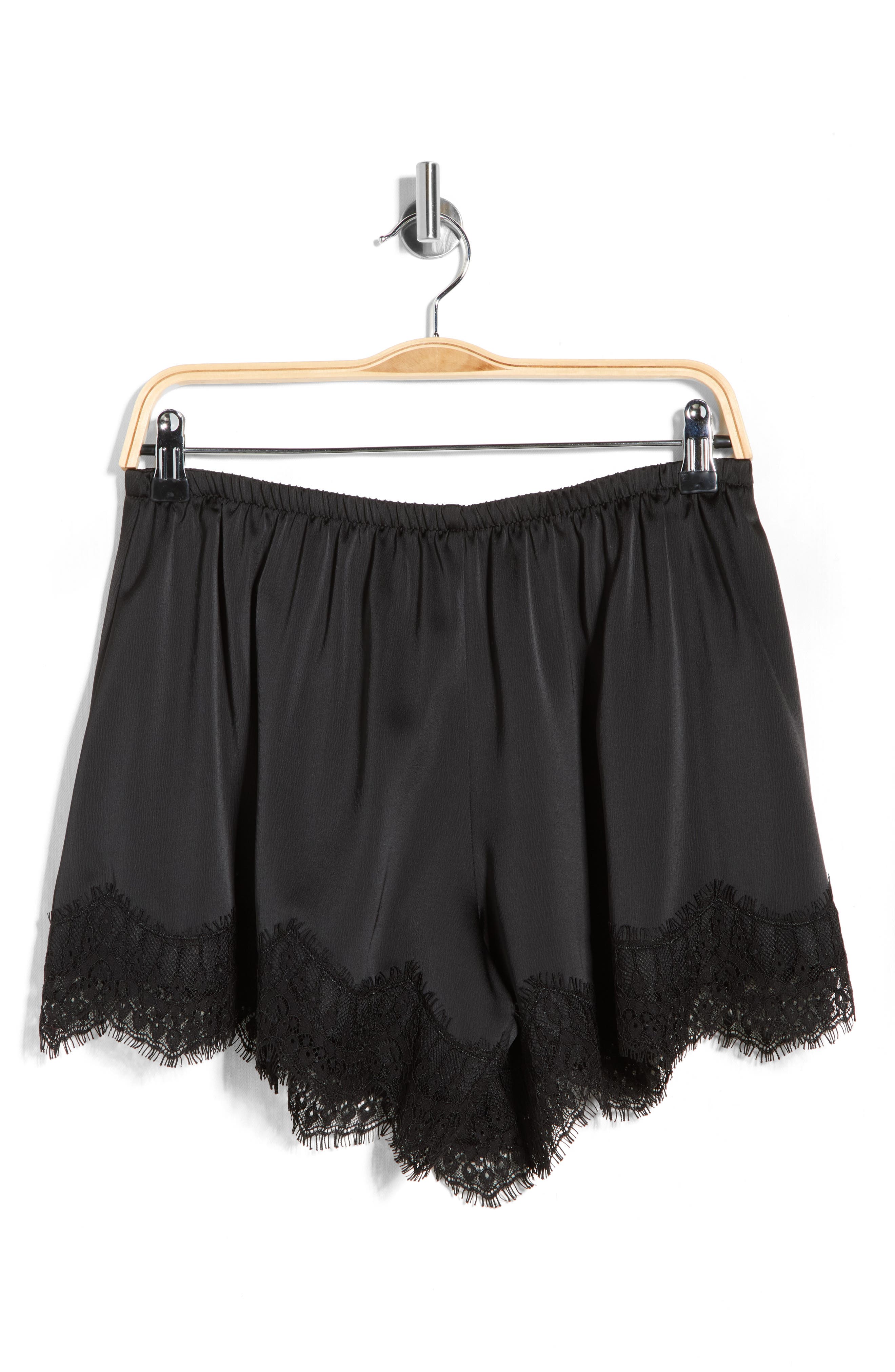 WAYF Lace Trim Pull-On Shorts