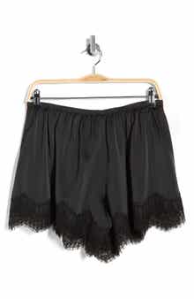 WAYF Lace Trim Pull-On Shorts