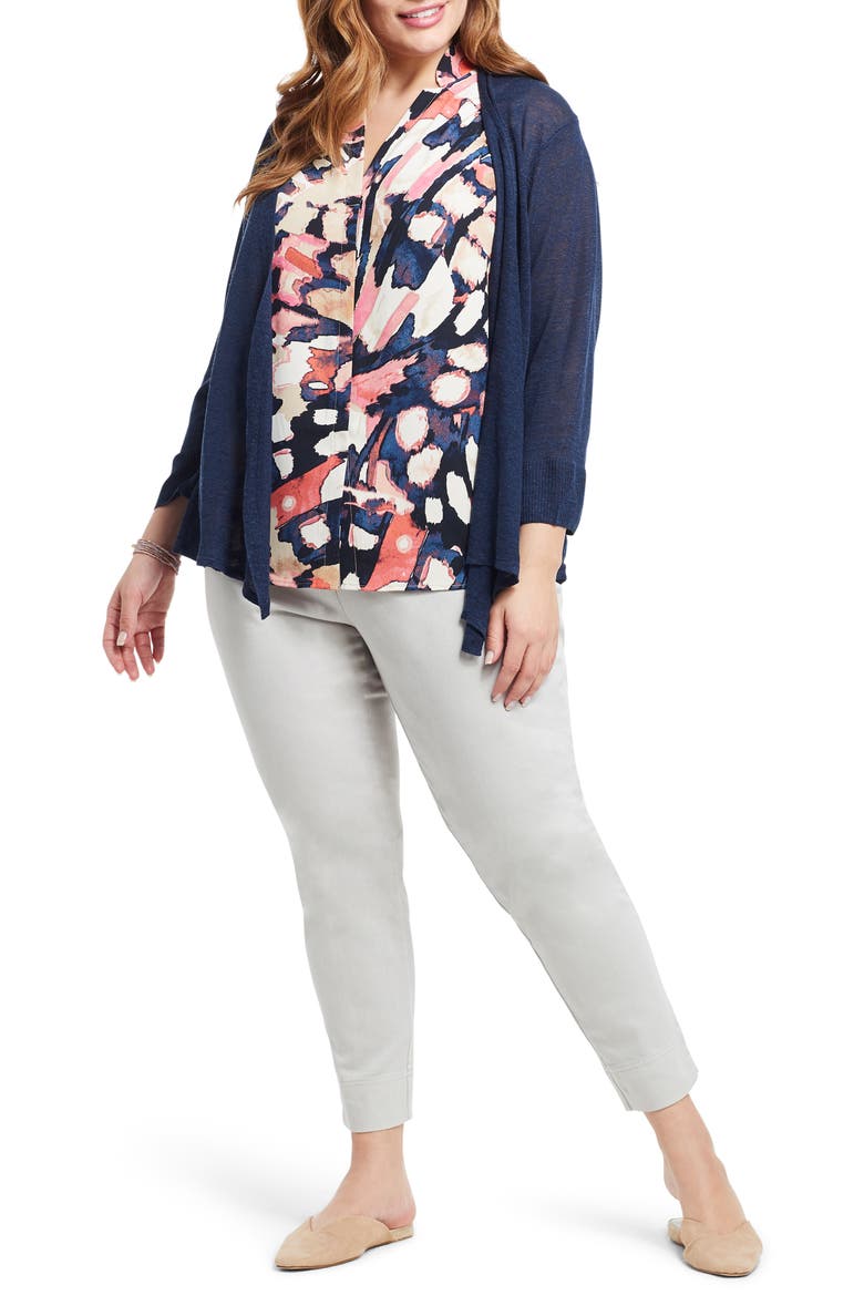 All Aflutter Sleeveless Top, Alternate, color, NEUTRAL MULTI