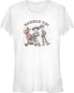 Toy Story 5 Junior's Toy Story 5 Saddle Up Western Friends Graphic T-Shirt