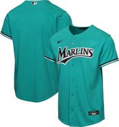Nike Youth Nike Teal Miami Marlins Alternate Replica Jersey