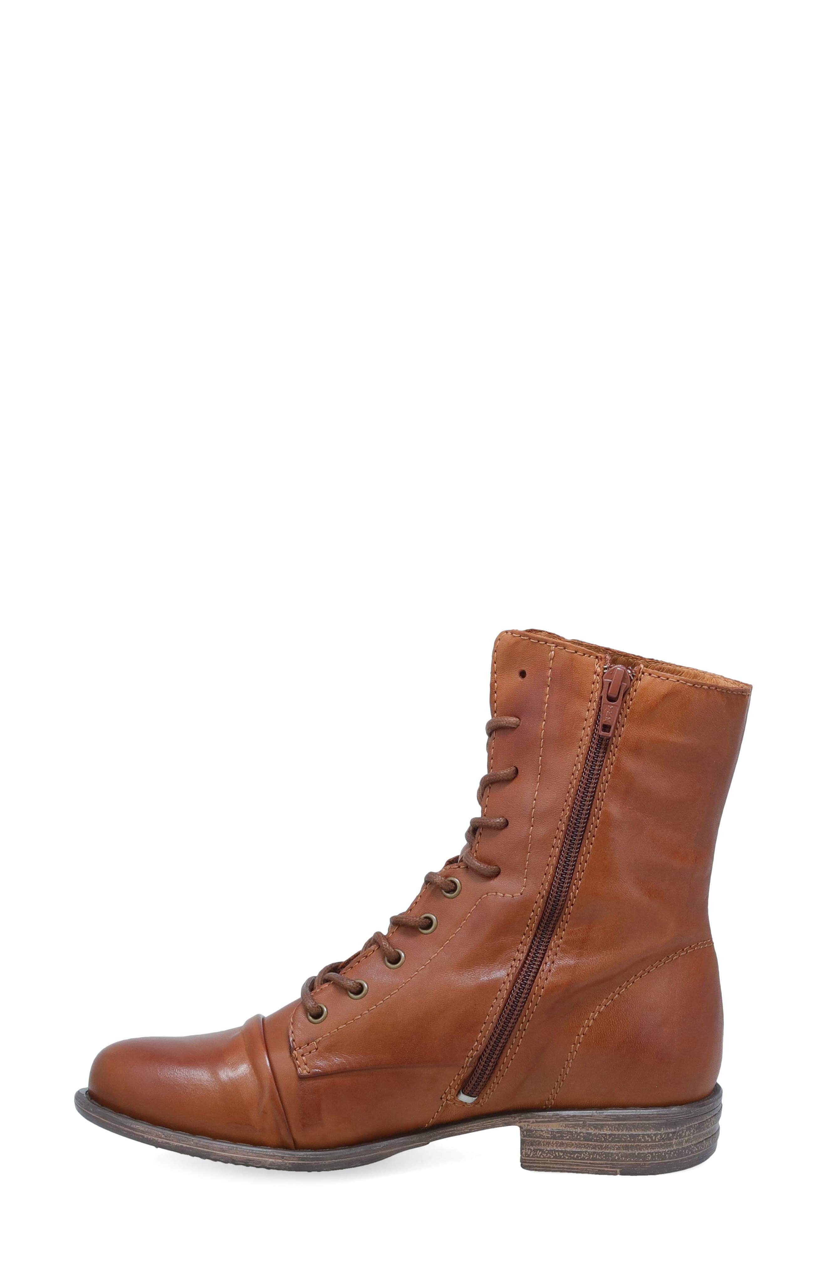 Lukas Lace-Up Bootie, Alternate, color, BRANDY