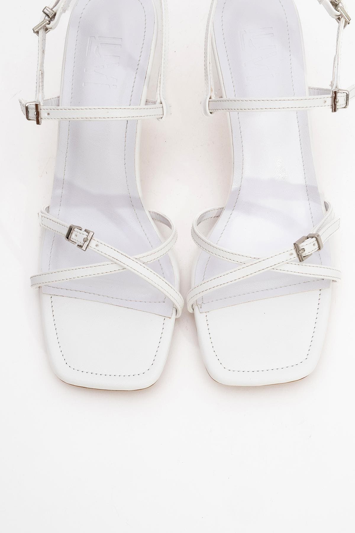 Prologue Shoes Nebel Strappy Stiletto Sandal, Alternate, color, White