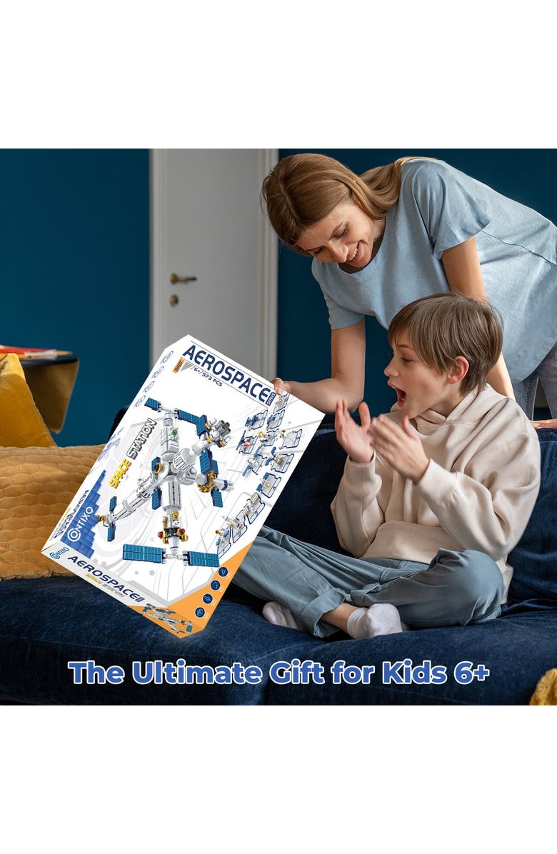 CONTIXO Aerospace Series Space Station Building Block Set, Alternate, color, White Space Station