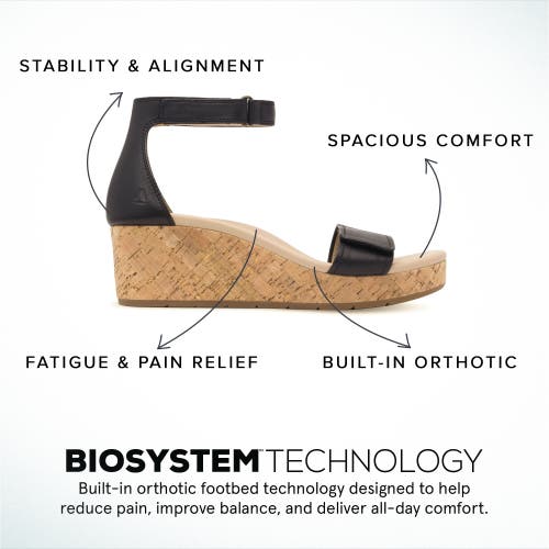 Abeo Riviera Ankle Sandal In Black Nubuck - Regular
