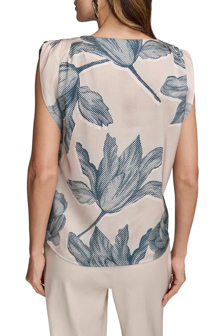 Print Sleeveless Top, Alternate, color, SAND COMBO