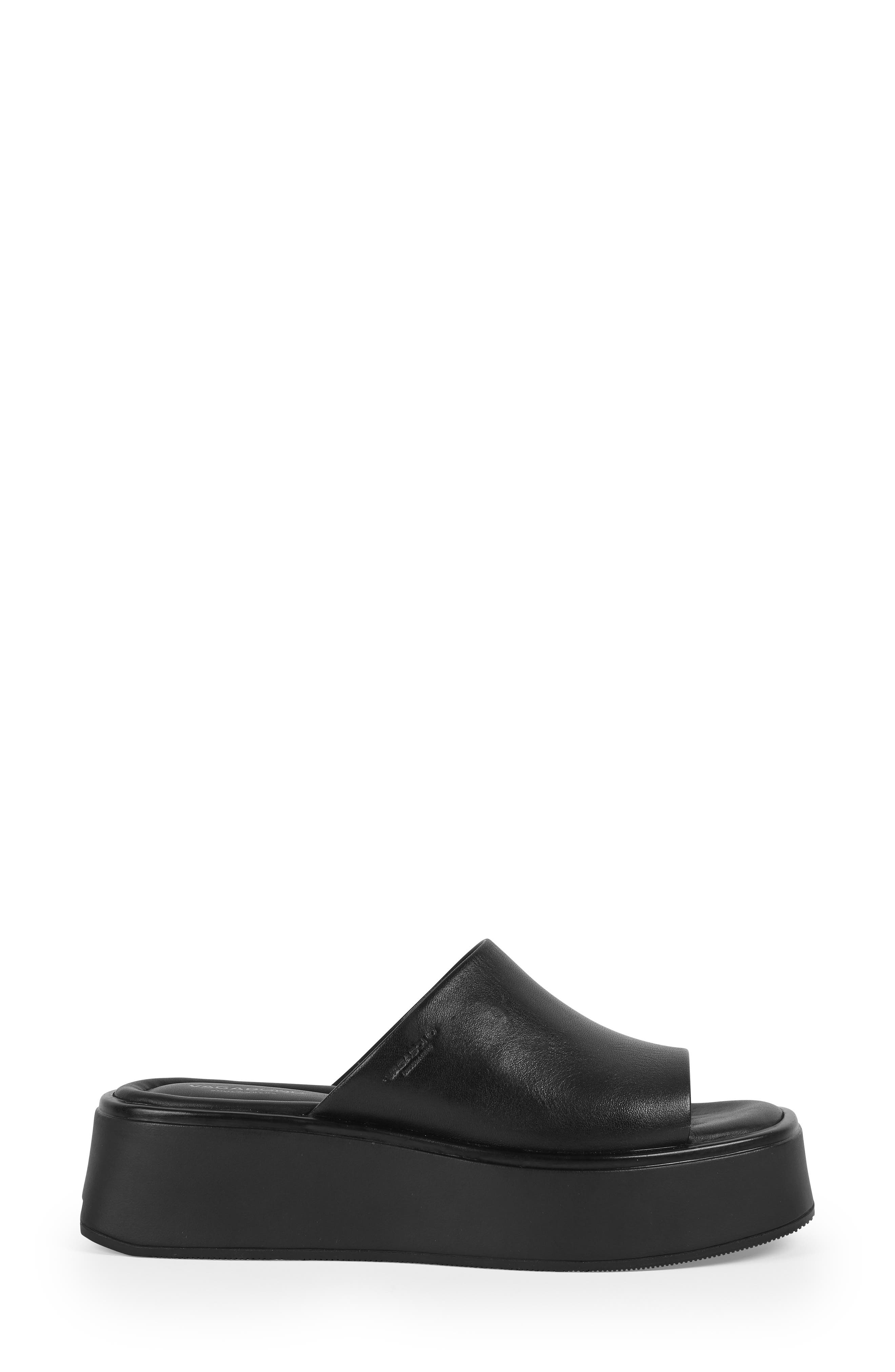 Vagabond Shoemakers Courtney Flatform Slide Sandal, Alternate, color, Black