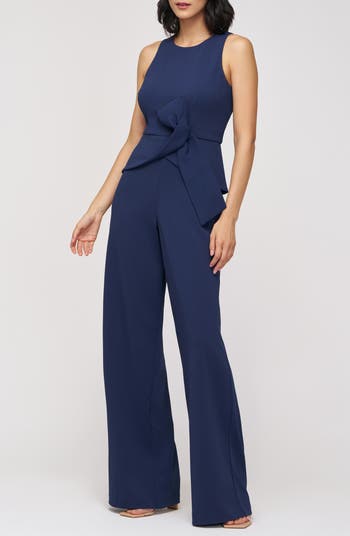 JS Collections Calista Sleeveless Peplum Jumpsuit Nordstrom