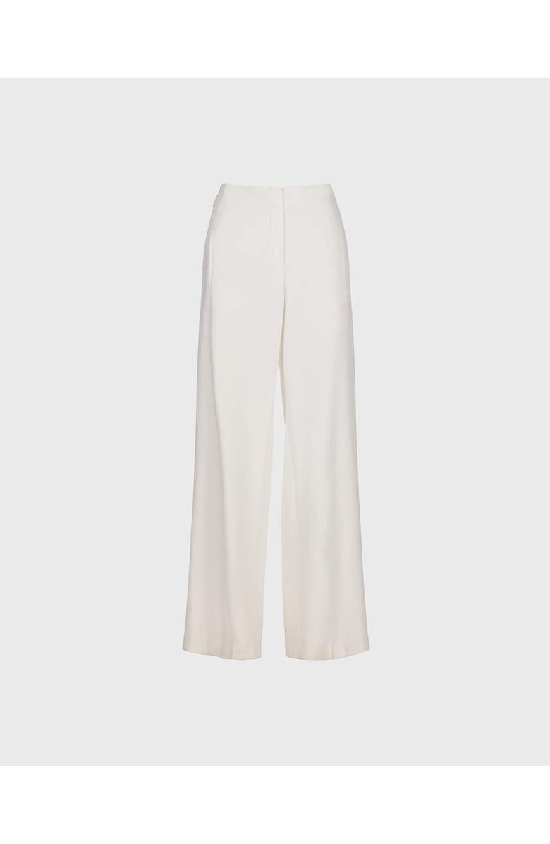 Anne Fontaine Preston Designer Crepe Pants, Main, color, White