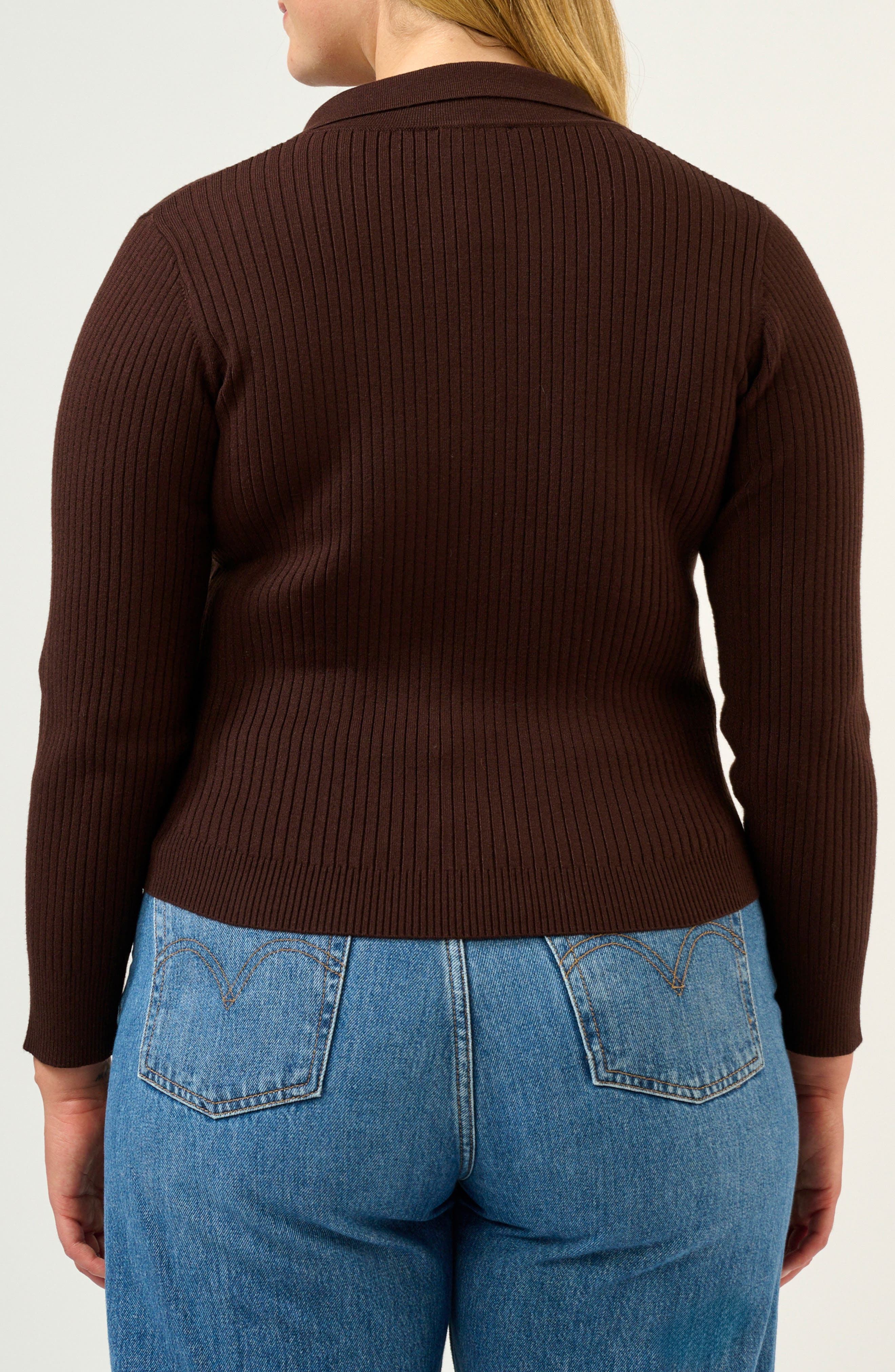 Bronti Twist Front Rib Sweater - image 2