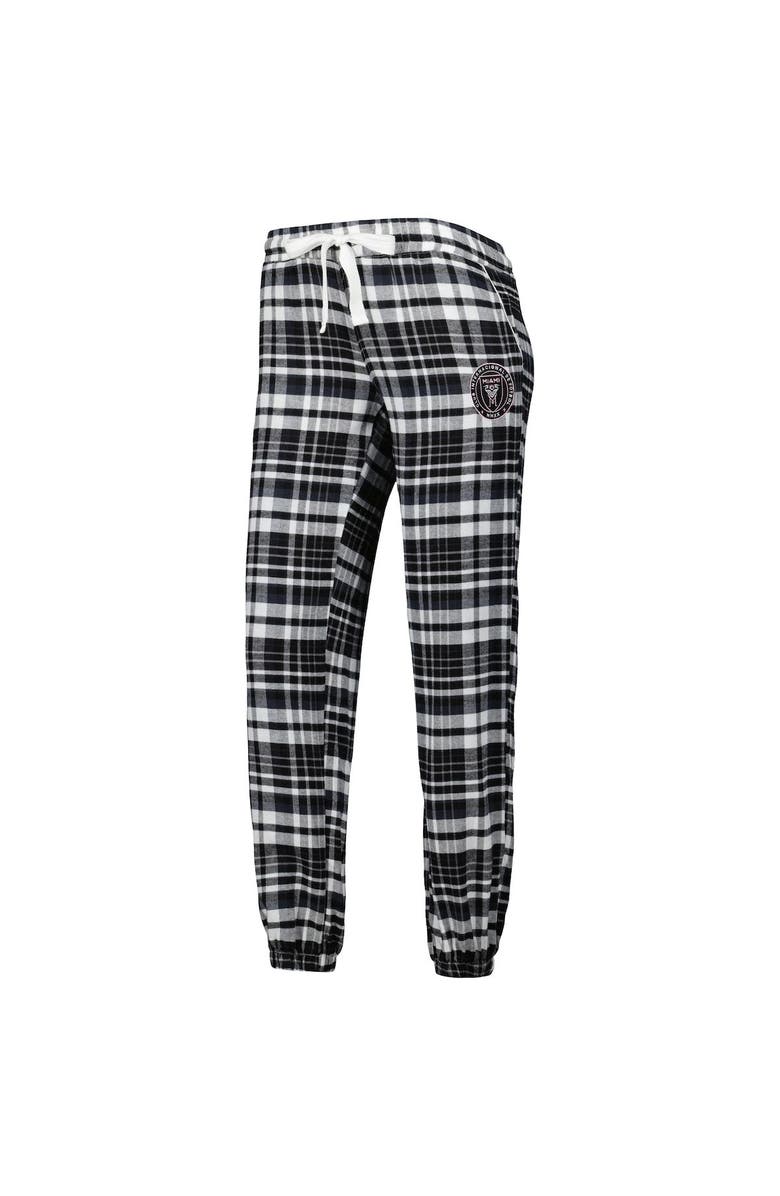 CONCEPTS SPORT Women's Concepts Sport Black Inter Miami CF Mainstay Flannel Sleep Pants, Alternate, color, 