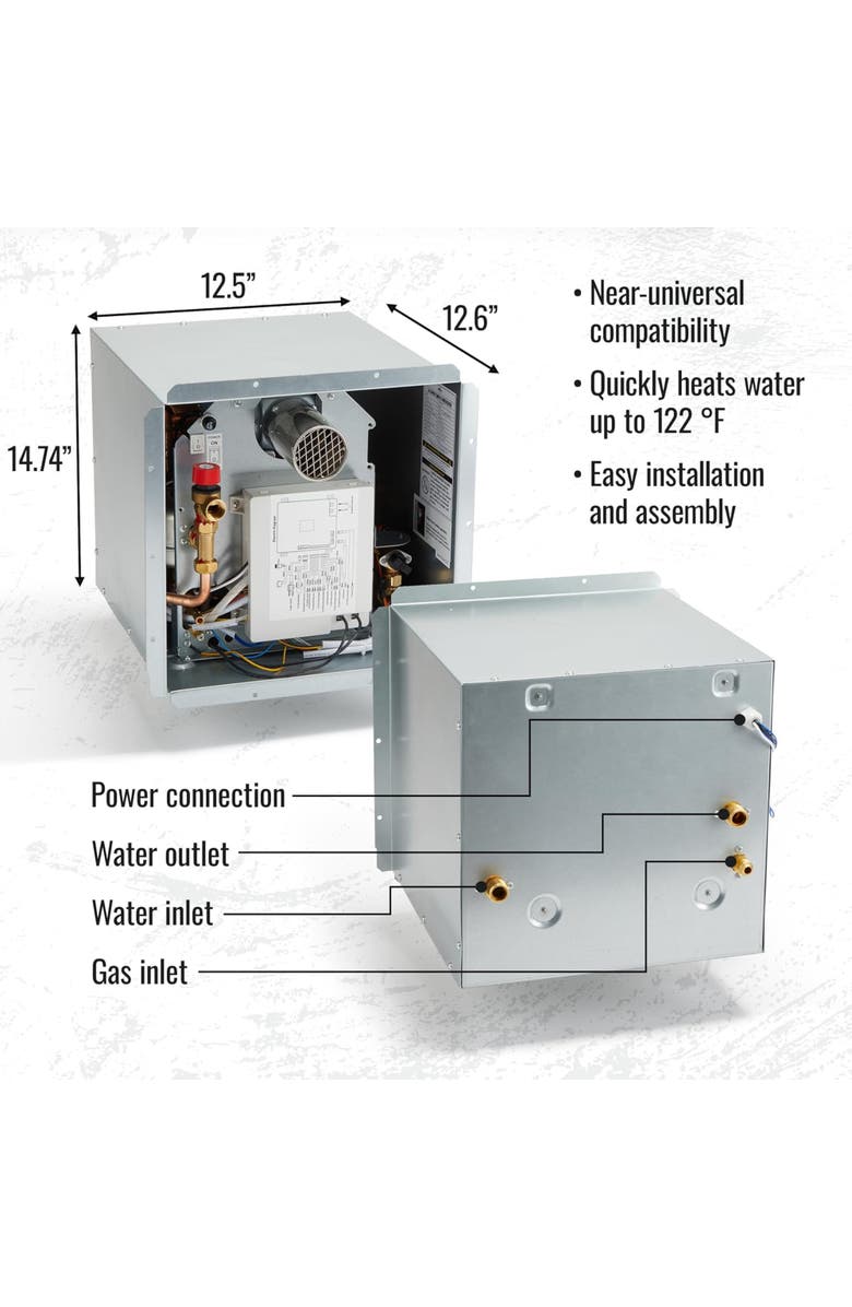 Hike Crew Tankless RV Hot Water Heater, RV Propane Water Heater System for Instant Hot Water., Alternate, color, 