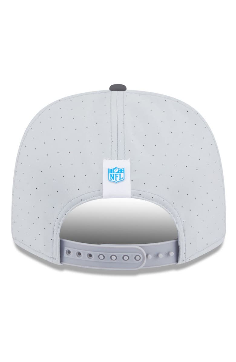 New Era Men's New Era Gray/Graphite Los Angeles Chargers 2025 NFL Training Camp 9SEVENTY Adjustable Hat, Alternate, color,