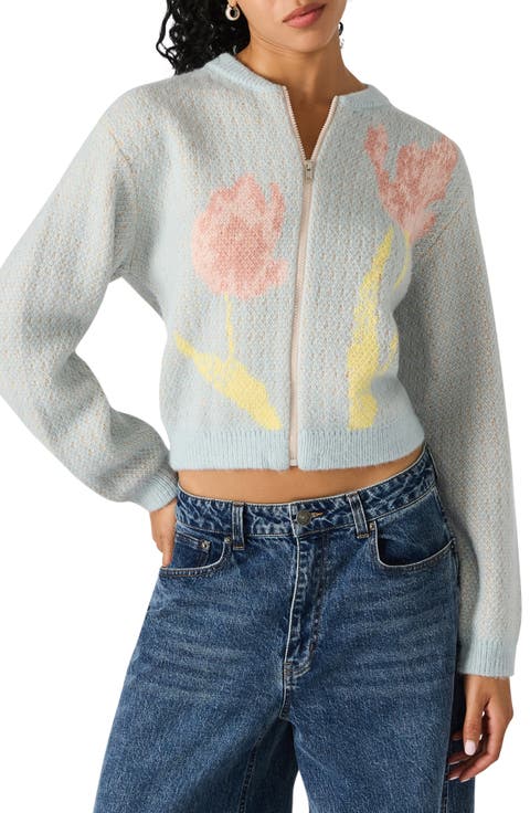 Jena Crop Sweater Jacket