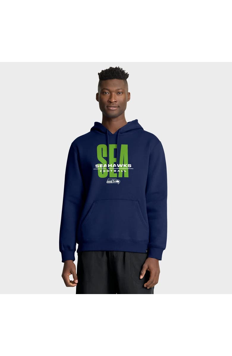 FANATICS Men's Fanatics College Navy Seattle Seahawks Right Tackle Legacy Pullover Hoodie, Main, color, College Navy