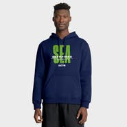 FANATICS Men's Fanatics College Navy Seattle Seahawks Right Tackle Legacy Pullover Hoodie