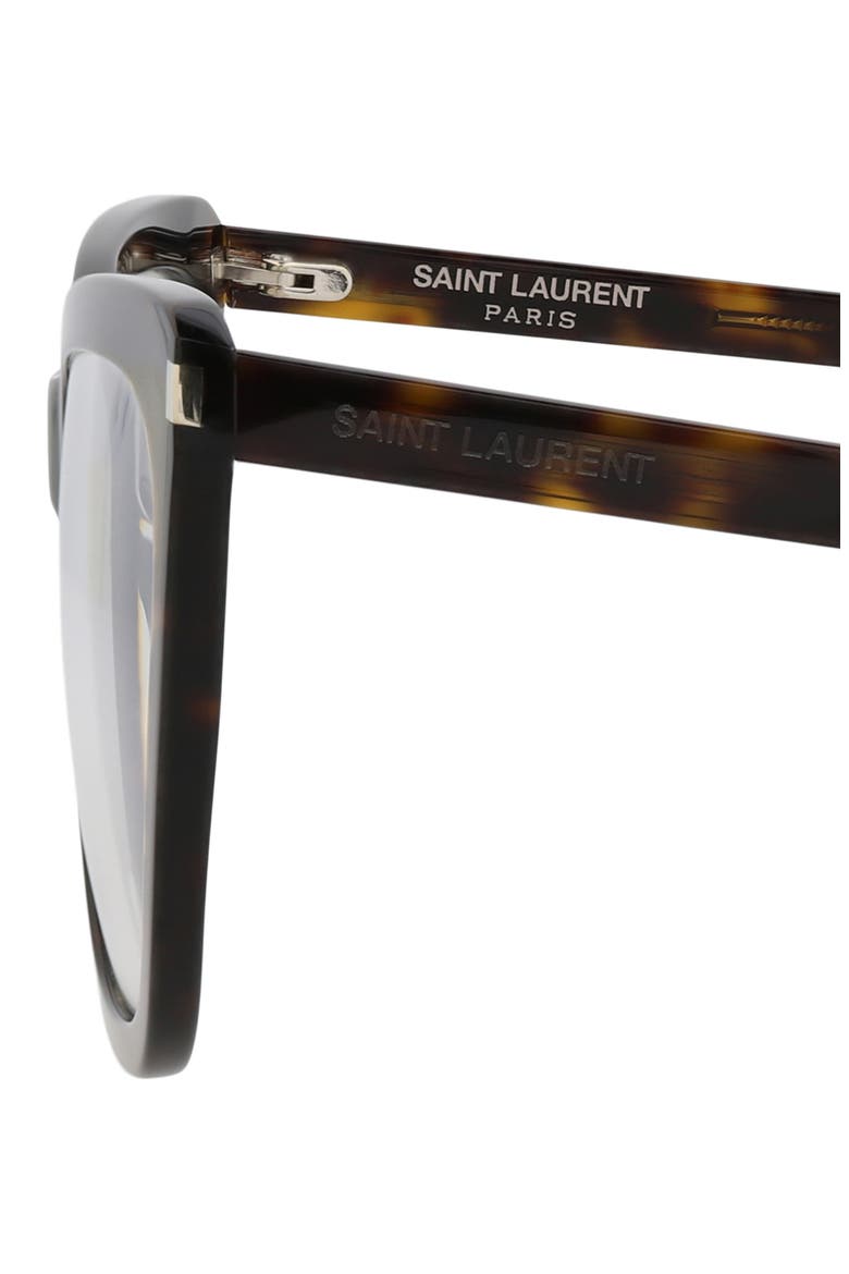 55mm Cat Eye Optical Frames, Alternate, color, HAVANA HAVANA TRANSPARENT