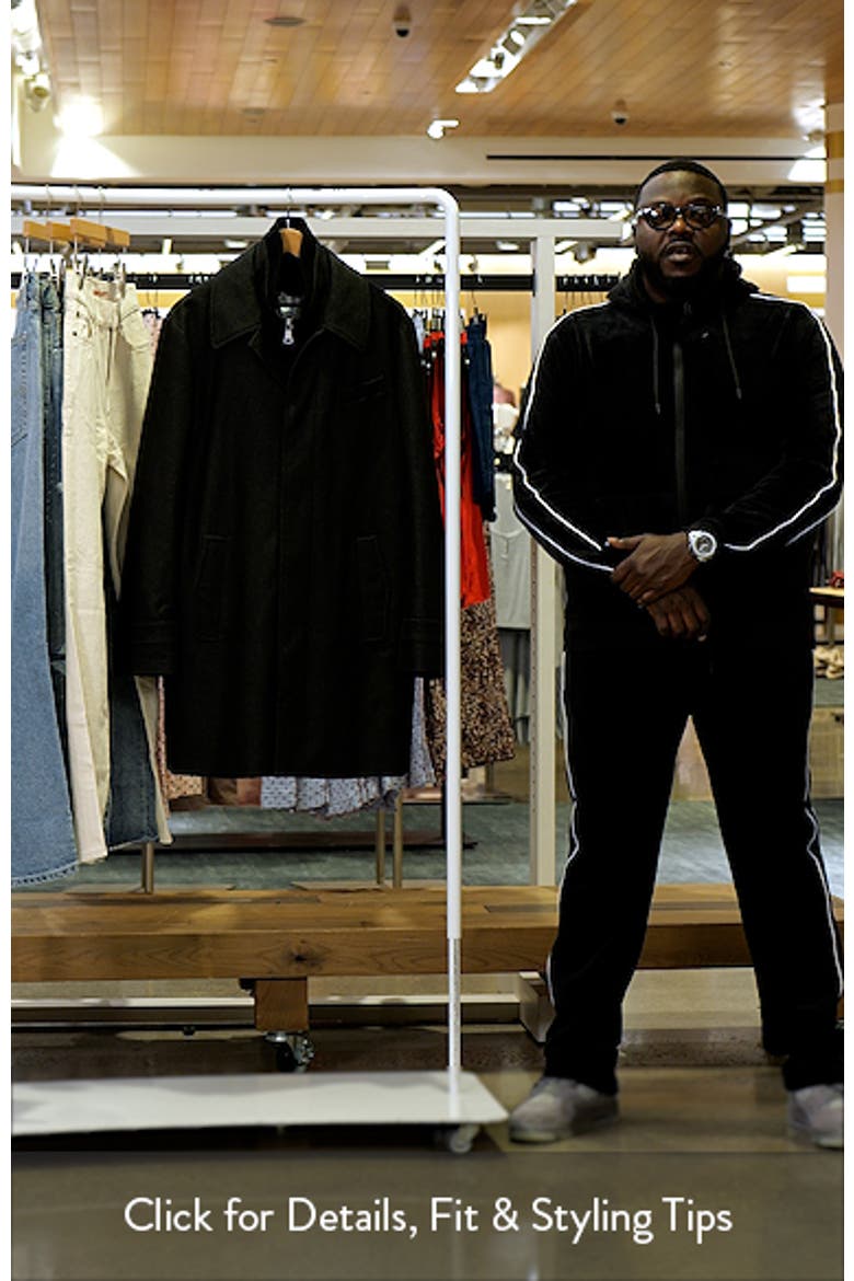 Waterproof Virgin Wool & Silk Down Coat with Removable Bib video