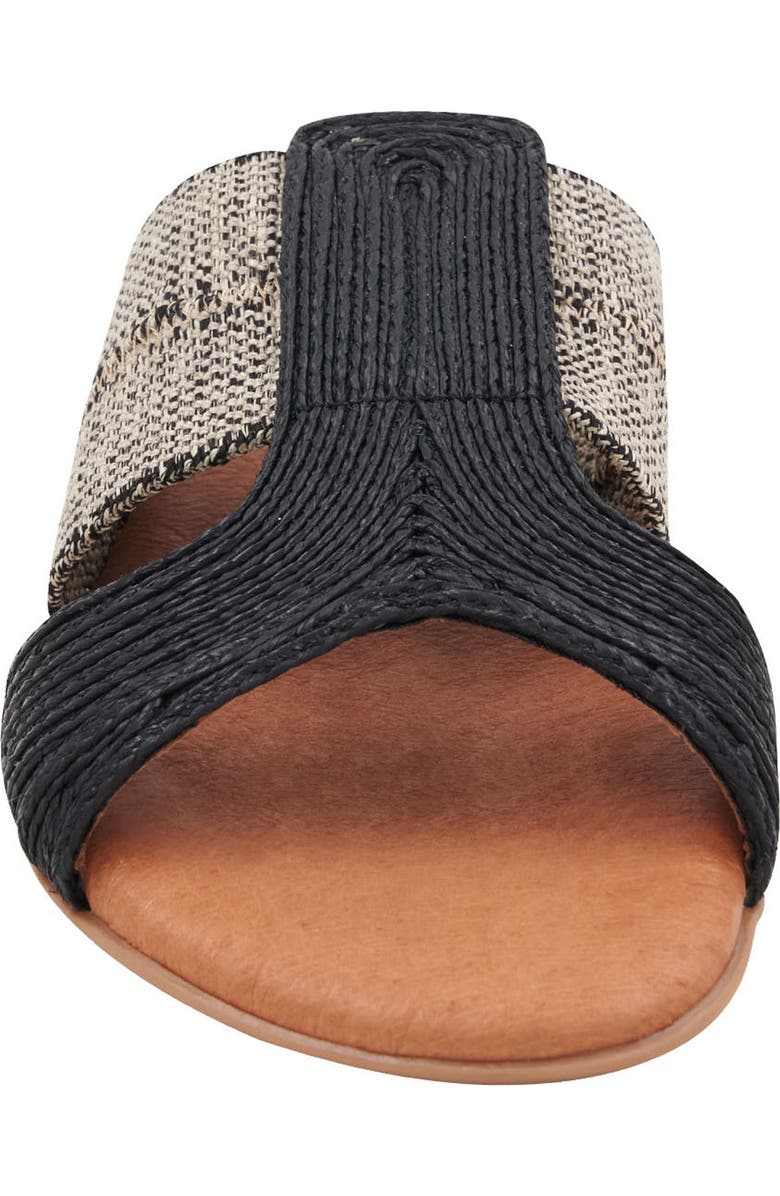 André Assous Noor Raffia Slide Sandal, Alternate, color,