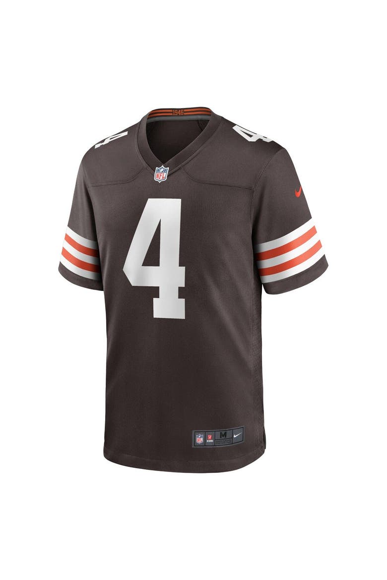 Men's Nike Deshaun Watson Brown Cleveland Browns Game Jersey, Alternate, color, Brown