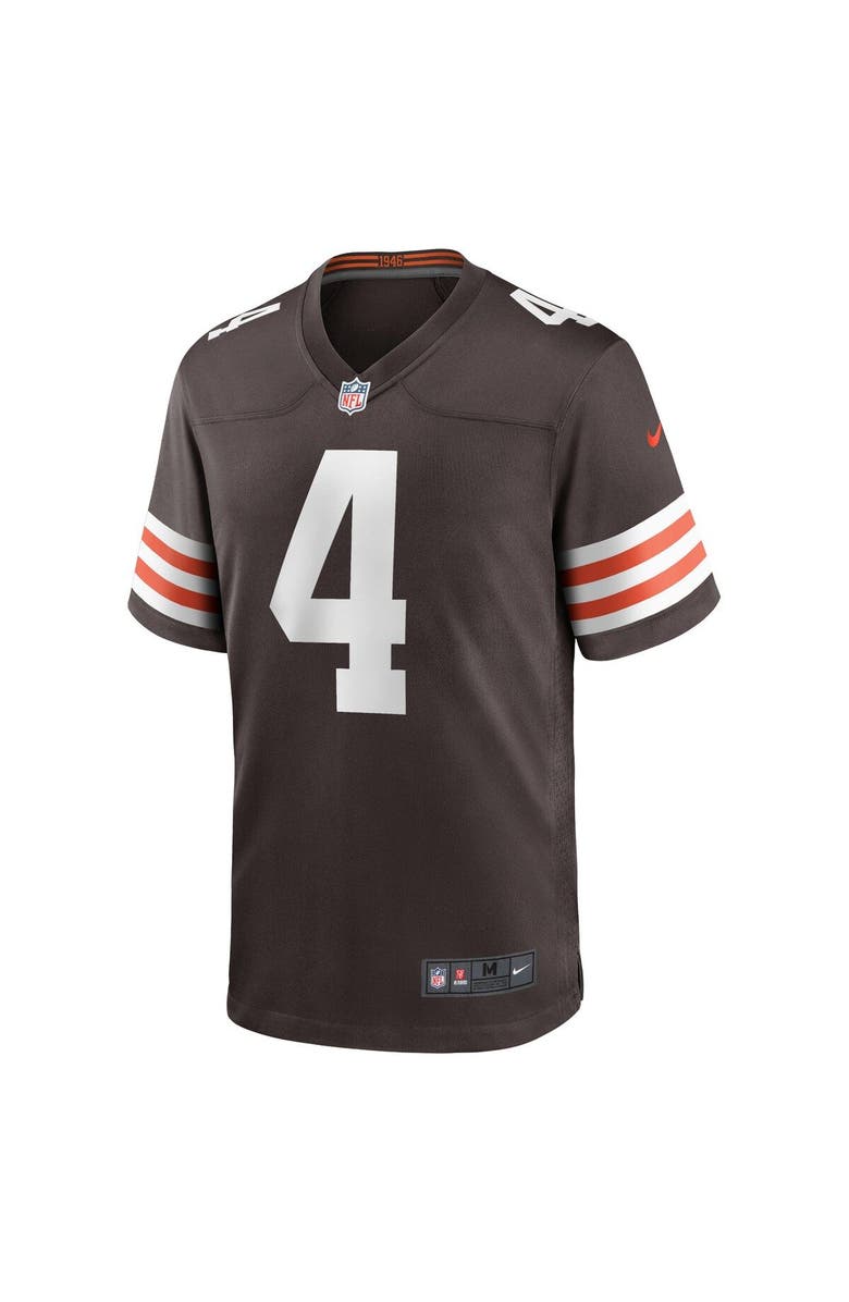 Nike Men's Nike Deshaun Watson Brown Cleveland Browns Game Jersey, Alternate, color, Brown