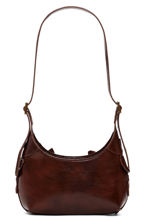 Desigual Faux Leather Shoulder Bag In Brown